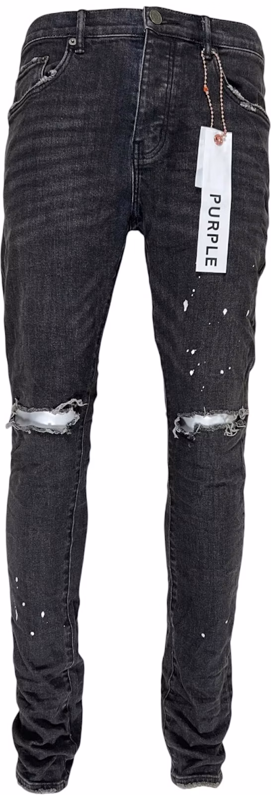 Purple Brand Black Over Spray Core Jeans Black