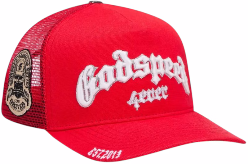 Godspeed GS Forever Trucker Hat Cherry