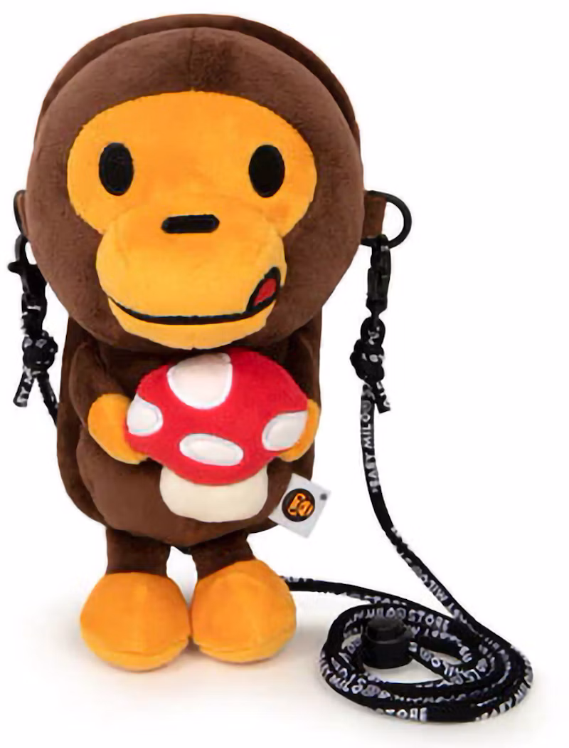 BAPE Baby Milo Mobile Bag (FW24) Brown