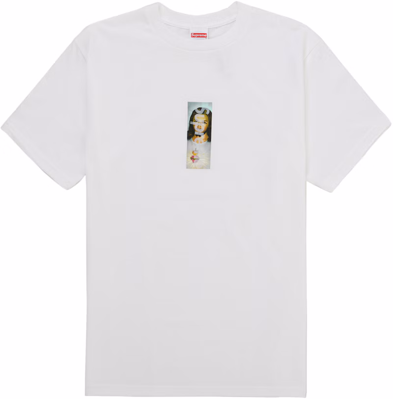 Supreme Prayer Card Box Logo Tee White