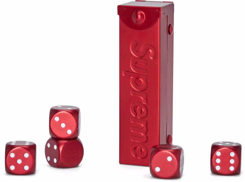 Supreme Aluminum Dice Set Red