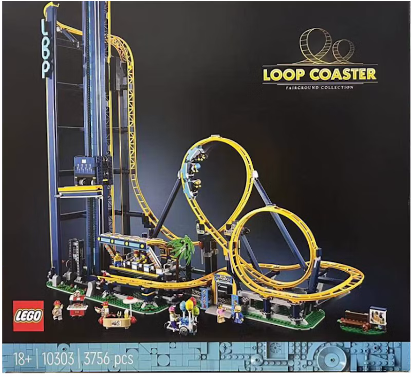 LEGO Icons Fairground Collection Loop Coaster Set 10303
