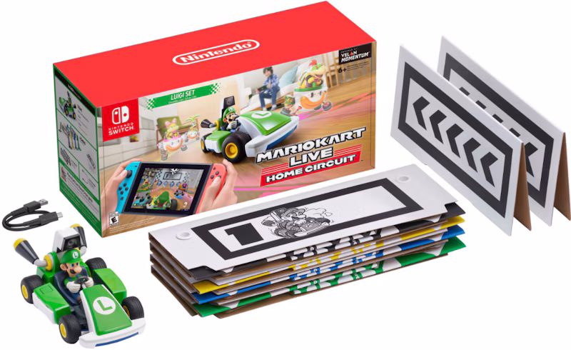 Nintendo Mario Kart Live: Home Circuit HACRRMBAA Luigi Set