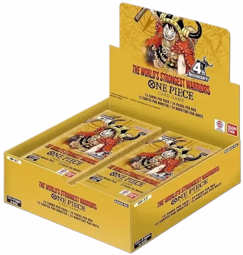 2026 Bandai One Piece Card Game The Worlds Strongest Warriors (OP-17) Booster Box