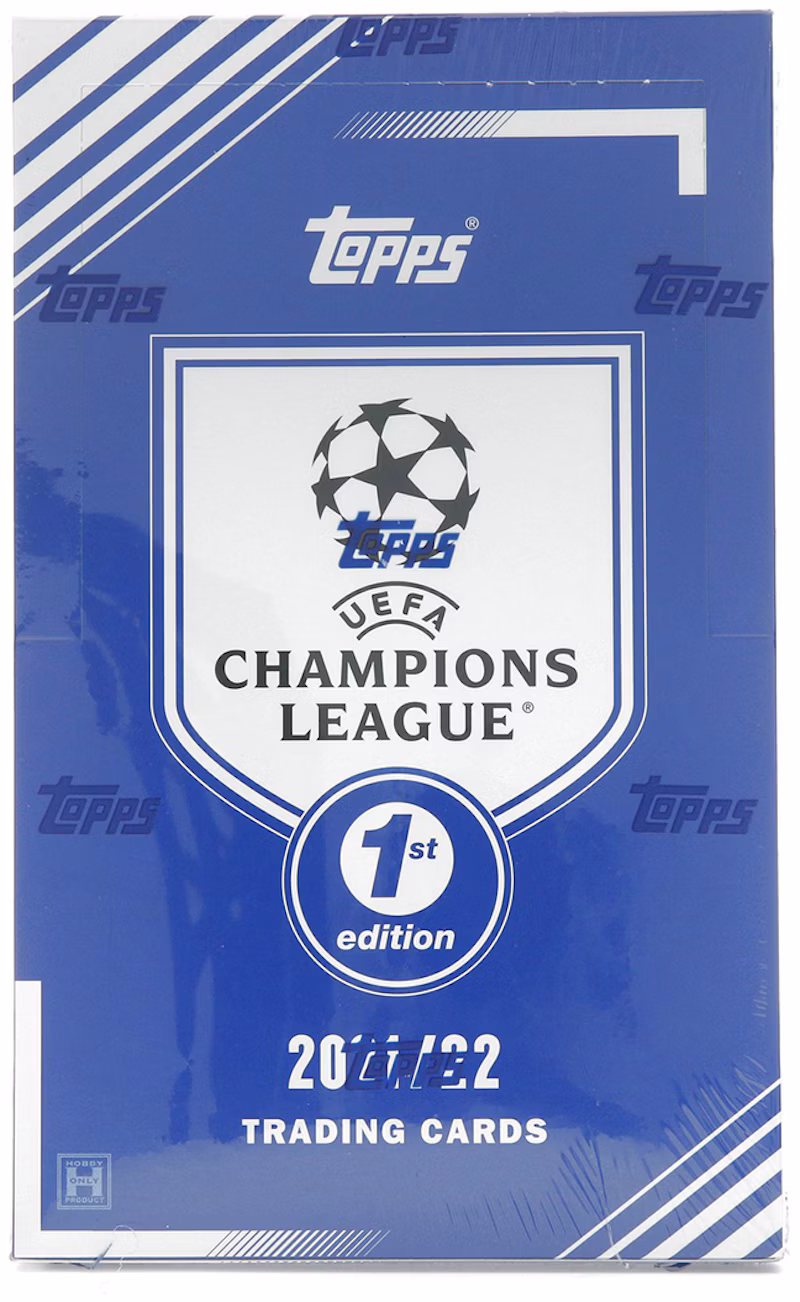 2021-22 Topps UEFA Champions League Soccer 1st Edition Hobby Box