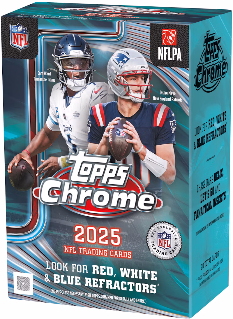 2025 Topps Chrome Football Value Box