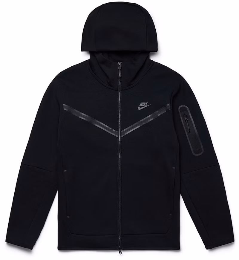Nike Sportswear Tech Fleece Full-Zip Hoodie Black