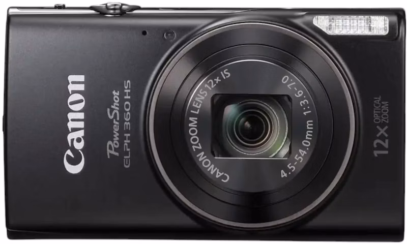 Canon PowerShot ELPH 360 20.2 Megapixel Digital Camera 1075C001