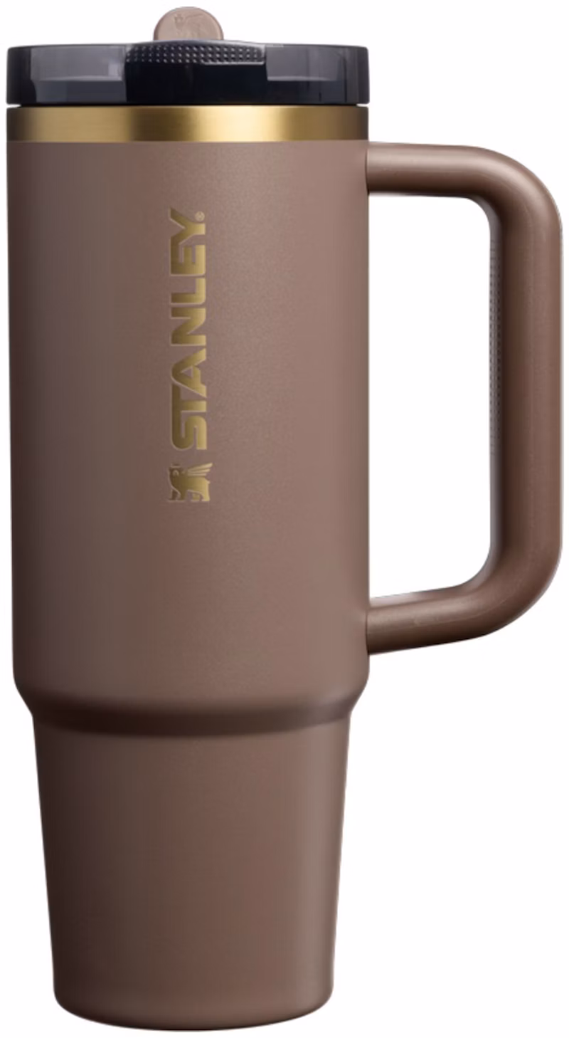 Stanley The Quencher ProTour Flip Straw 30oz Tumbler Espresso Gold
