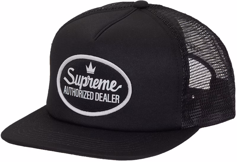 Supreme Authorized Mesh Back 5-Panel Cap (FW26) Black