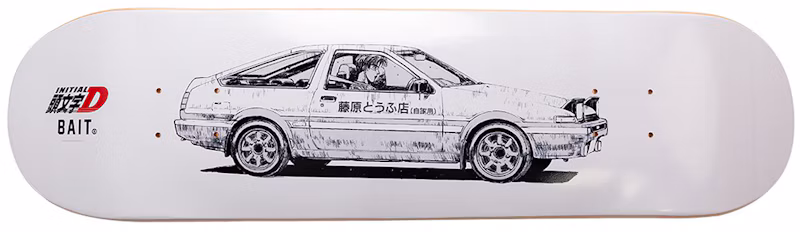 Medicom x Bait x Initial D Trueno Skatedeck