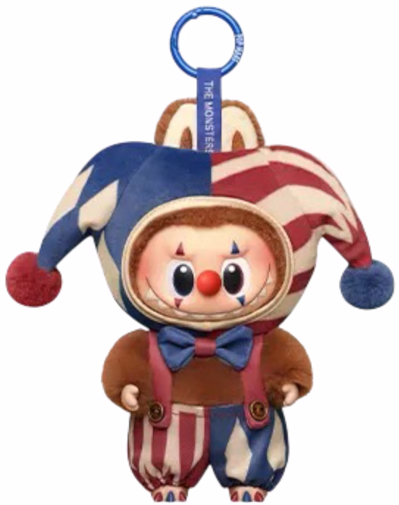 Pop Mart WHY SO SERIOUS Series Labubu Juggling Clown Vinyl Plush Pendant