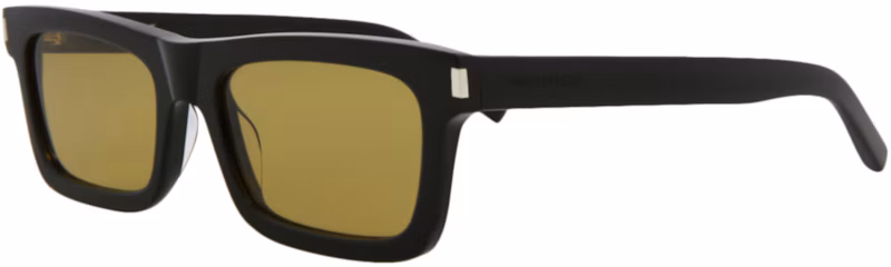Saint Laurent Square Sunglasses Black/Black/Yellow (SL461BETTY-30011401-008)