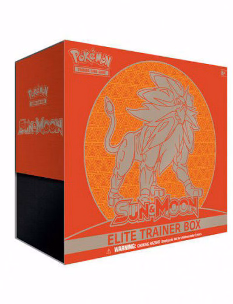2017 Pokemon TCG Sun & Moon Solgaleo Elite Trainer Box