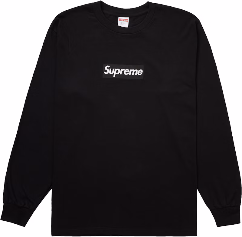 Supreme Box Logo L/S Tee Black
