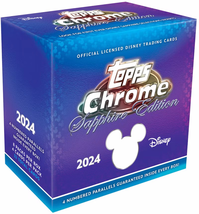 2024 Topps Disney Chrome Sapphire Edition Hobby Box