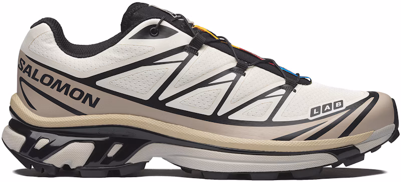 Salomon XT-6 Vanilla Ice Black Silver Cloud