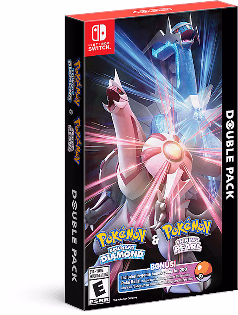 Nintendo Switch/Lite Pokemon Brilliant Diamond & Shining Pearl Twin Pack Video Games