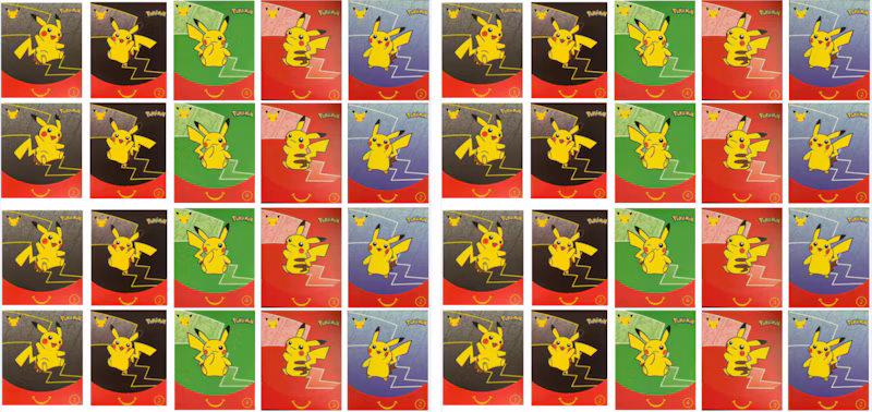 2021 Pokémon TCG McDonald's Happy Meal 25th Anniversary 40x Envelope Lot (Assorted) (English)