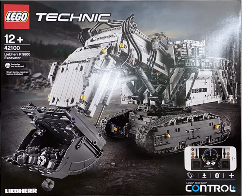 LEGO Technic Powered Up Liebherr R 9800 Excavator Set 42100
