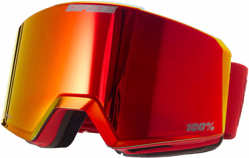 Supreme 100% NORG Goggles Red