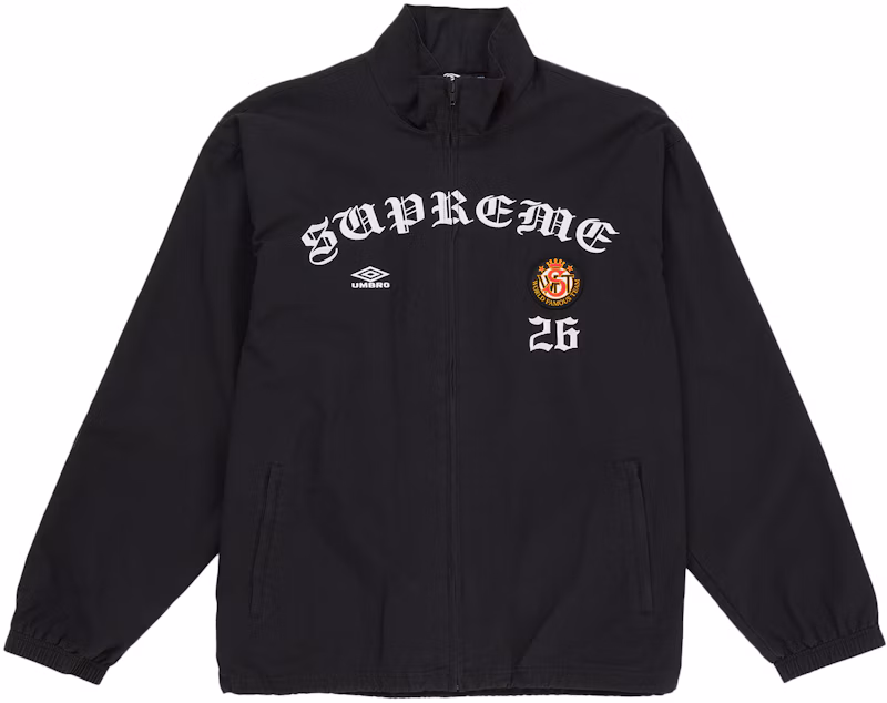 Supreme Umbro Cotton Ripstop Track Jacket (FW26) Black