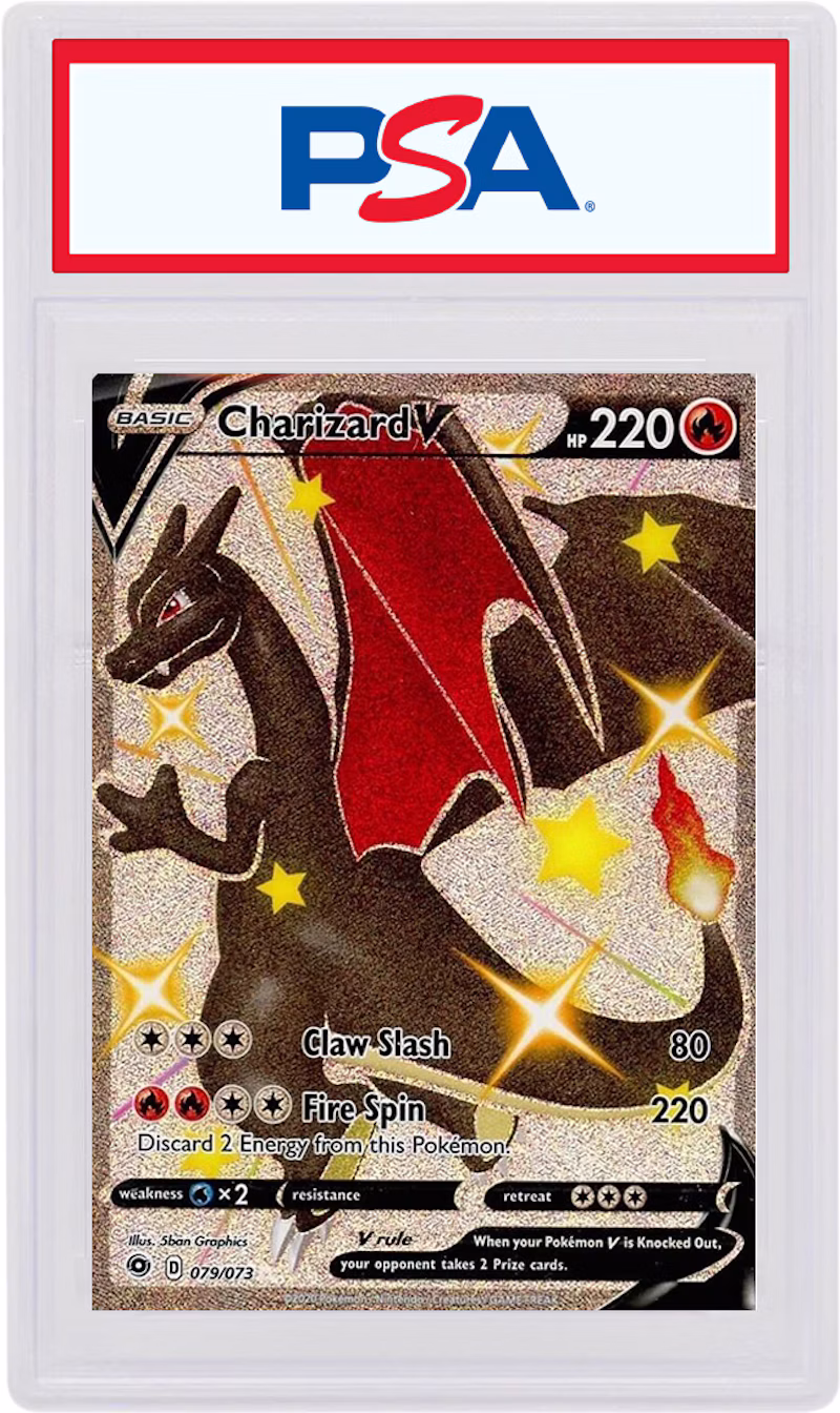 Charizard V SCR 2020 Pokemon Sword & Shield Champion's Path #79 (PSA or BGS Graded)