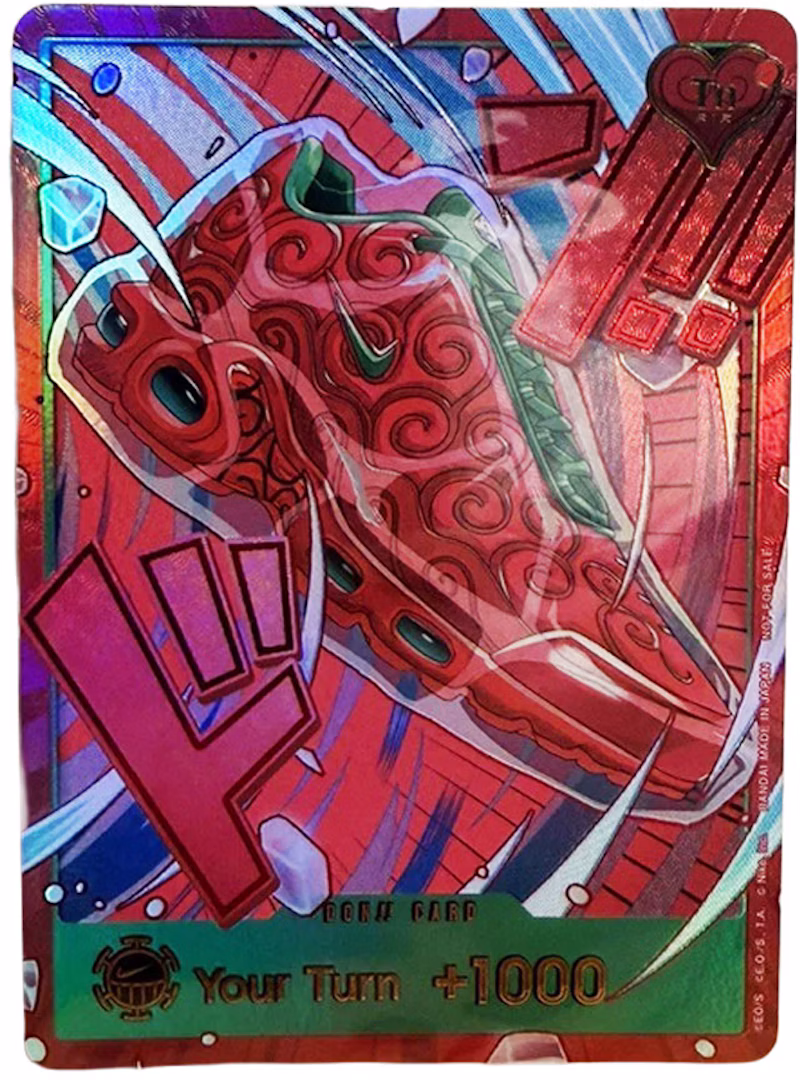 2026 One Piece x Nike Air Max Plus Ope Ope DON!! Promo Card (English) Ungraded