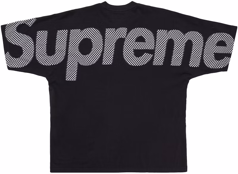 Supreme Checkerboard Intarsia S/S Top Black