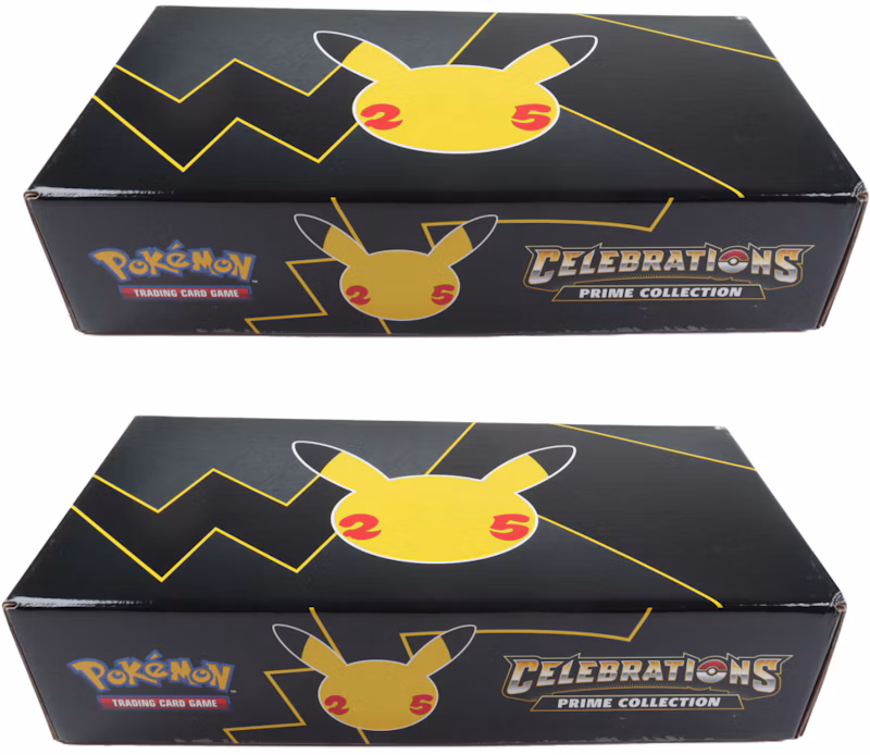 Pokémon TCG 25th Anniversary Celebrations Prime Collection Box 2x Lot