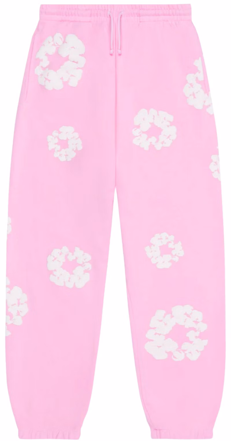 Denim Tears The Cotton Wreath Sweatpants Powder Pink