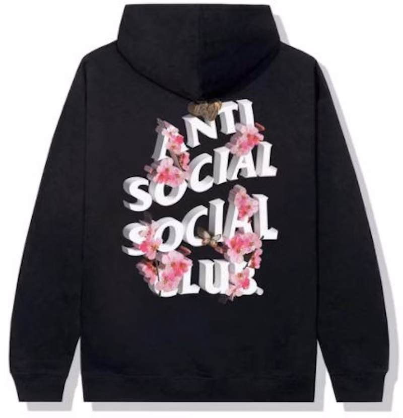 Anti Social Social Club 4k Kkoch Hoodie Black