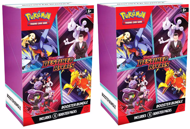 2025 Pokémon Scarlet & Violet Destined Rivals Booster Bundle 2x Lot