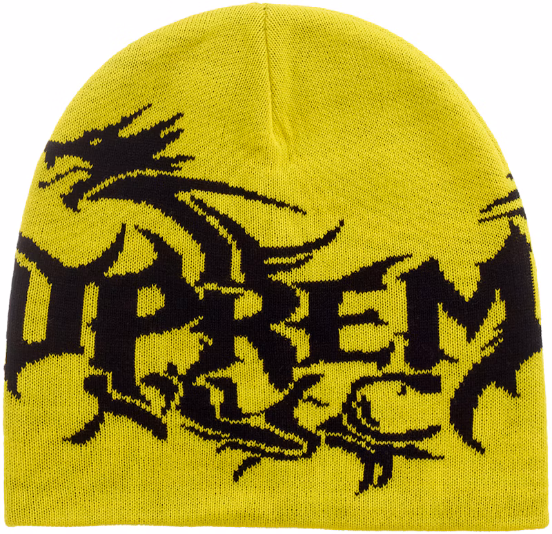 Supreme Dragon Beanie (FW26) Yellow