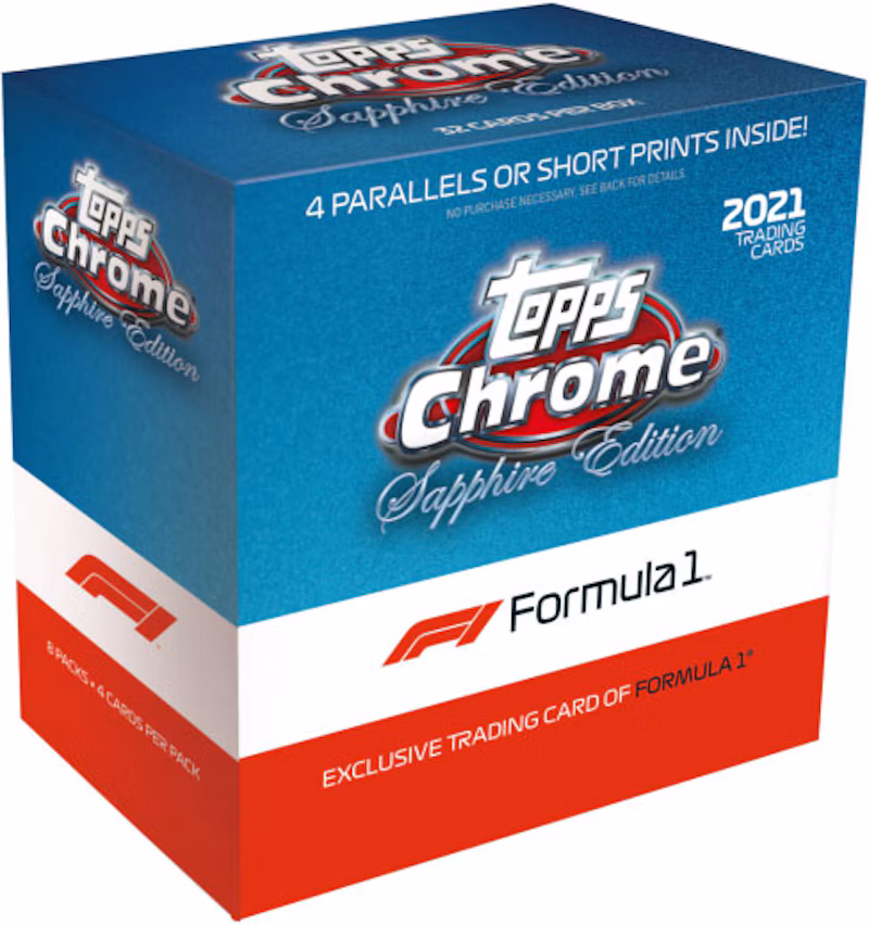 2021 Topps Chrome Sapphire Edition Formula 1 Racing Box