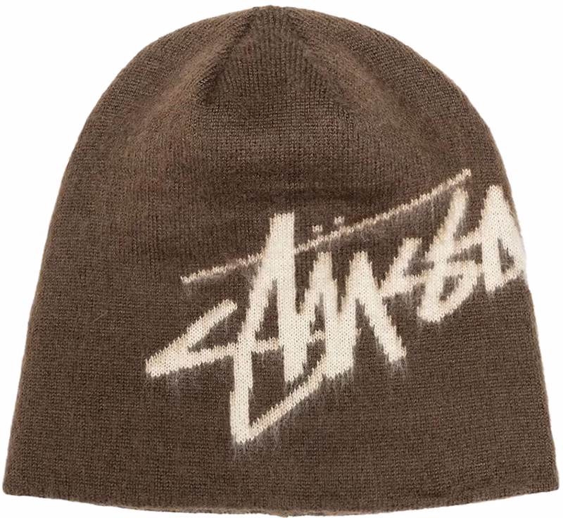 Stussy Brushed Out Stock Skullcap Brown