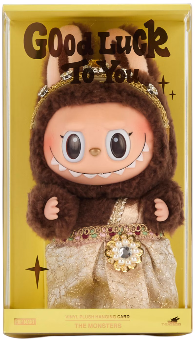 Pop Mart Labubu The Monsters Good Luck to You Vinyl Plush Hanging Card Vinyl Plush