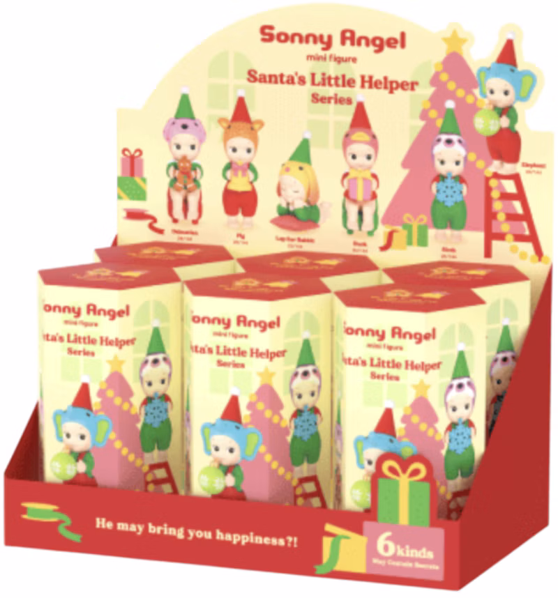Sonny Angel Santa's Little Helper Series Sealed Case (6 Blind Box)