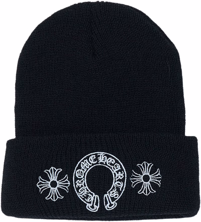 Chrome Hearts Horse Shoe Beanie Black
