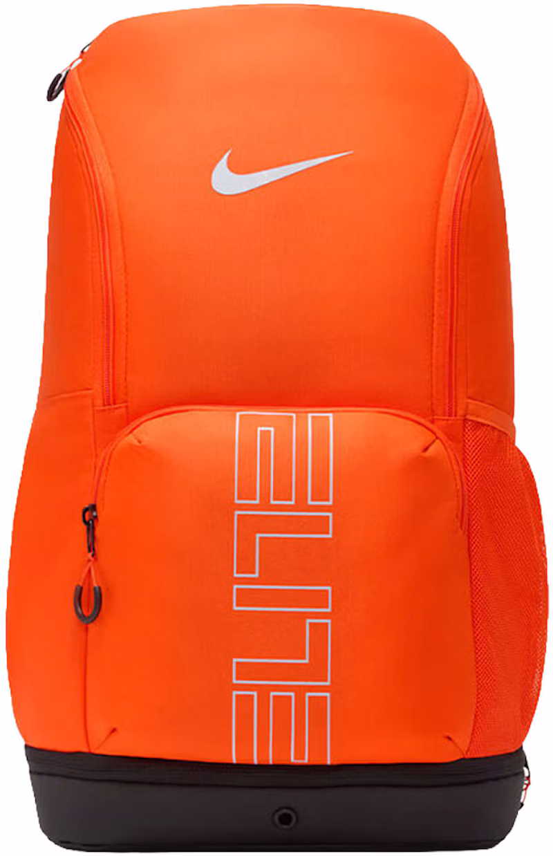Nike Varsity Elite Backpack Safety Orange/Black/Wolf Grey