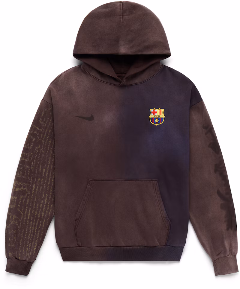 Travis Scott x Nike x FC Barcelona Split-Dye Crest Hoodie Multicolor