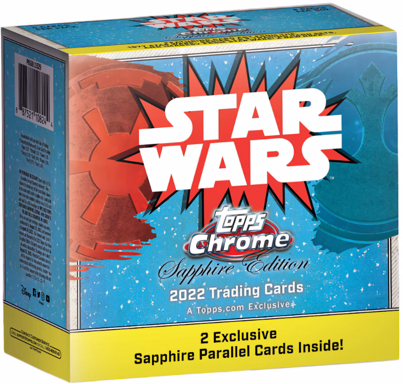 2022 Topps Chrome Star Wars Sapphire Edition Box