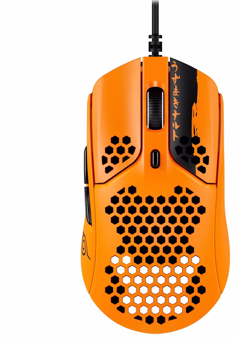 HyperX Naruto Shippuden Collection Pulsefire Haste Wired Gaming Mouse Naurto Edition 67J23AA Orange