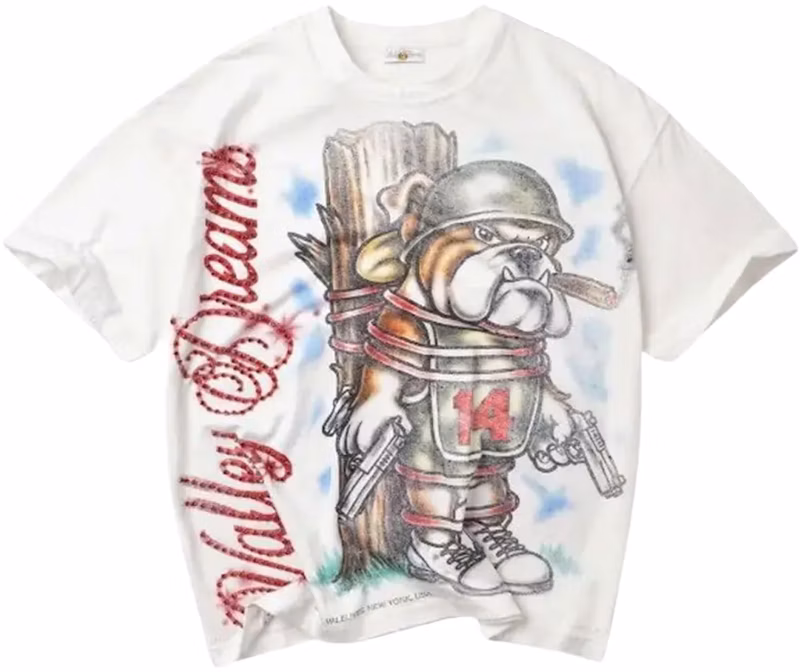 Vale Forever Bling Dog War Tee White