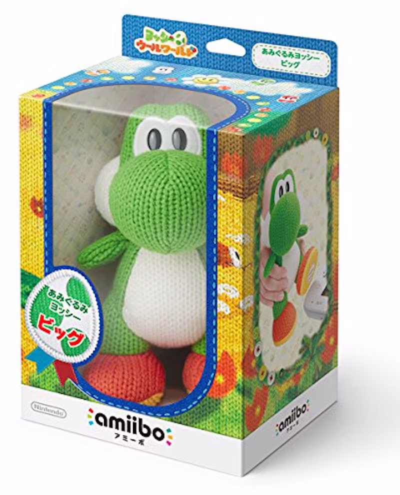 Nintendo Yoshi's Woolly World Series Mega Yarn Yoshi amiibo