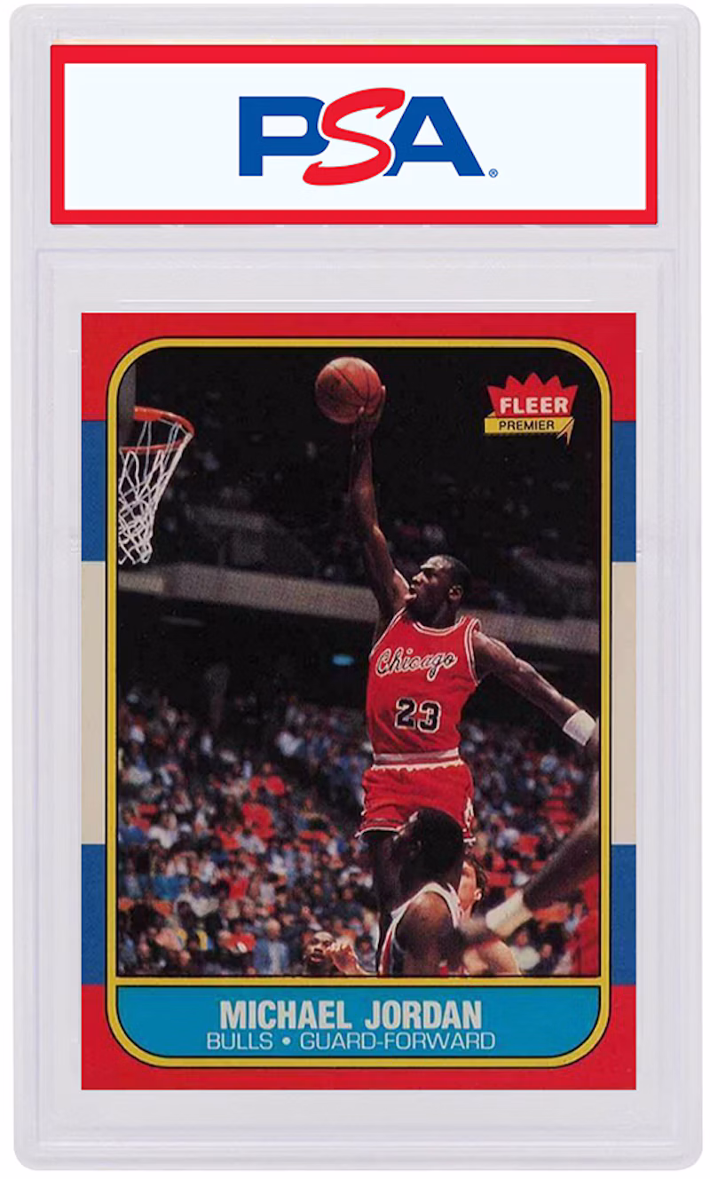 Michael Jordan 1986 Fleer Rookie #57 (PSA or BGS Graded)
