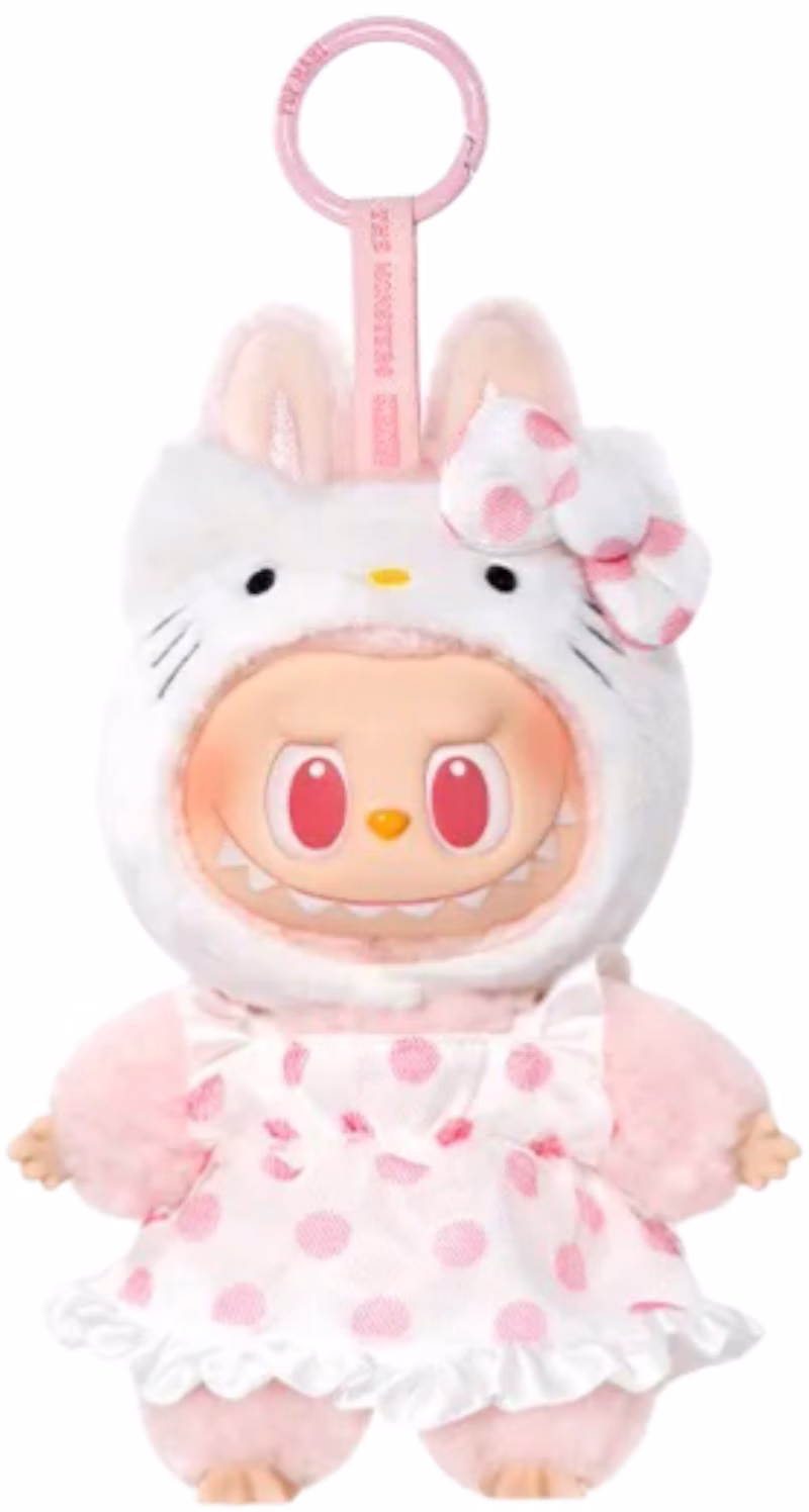 Pop Mart The Monsters Labubu x Hello Kitty and Friends/Sanrio Characters Series Hello Kitty Vinyl Plush Pendant