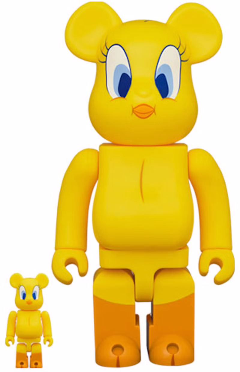 Bearbrick Tweety 100% & 400% Set