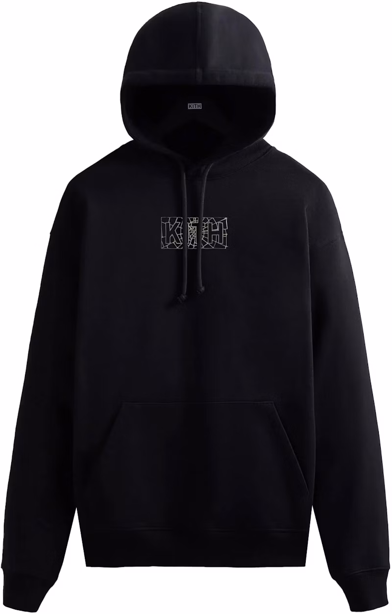 Kith Marvel Spider-Man Web Logo Hoodie Black