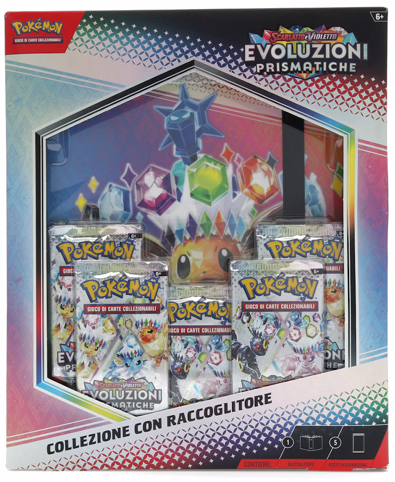 Pokémon Scarlet & Violet Prismastic Evolution Binder Collection (Italian)